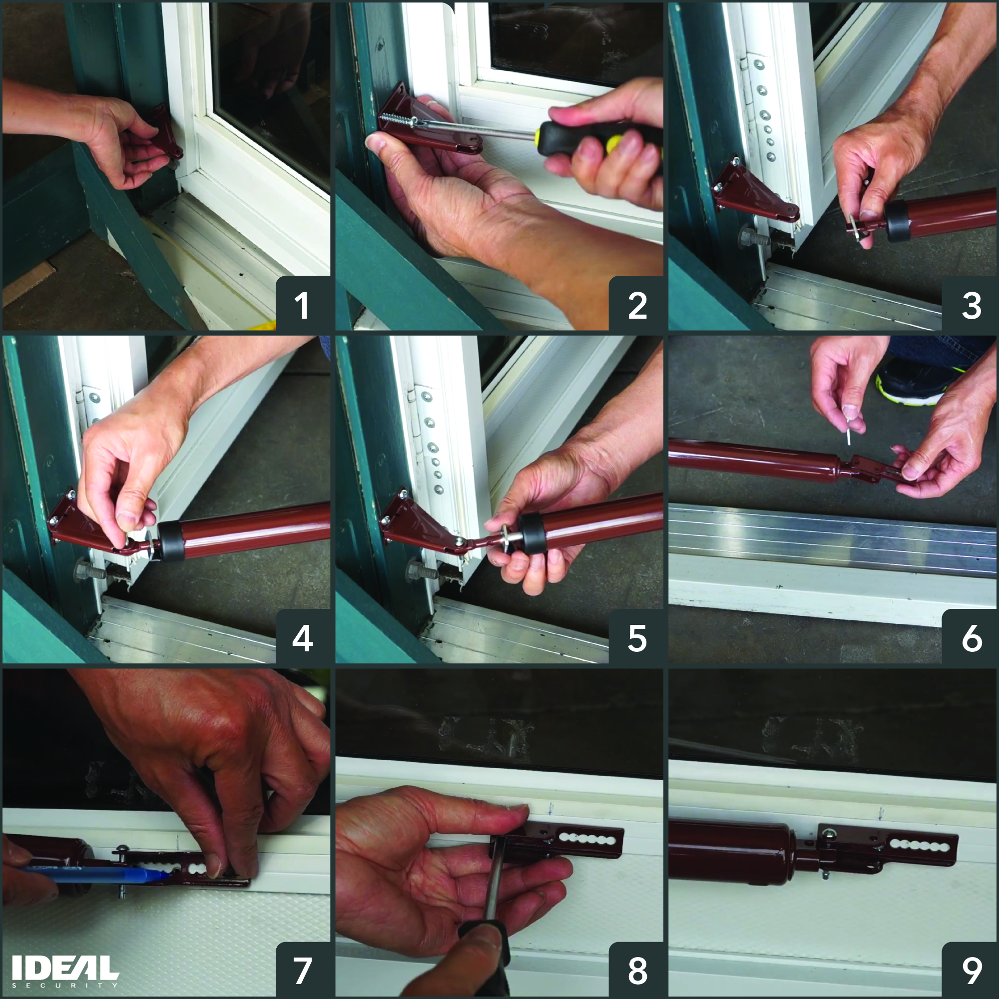 How to replace a storm or screen door closer